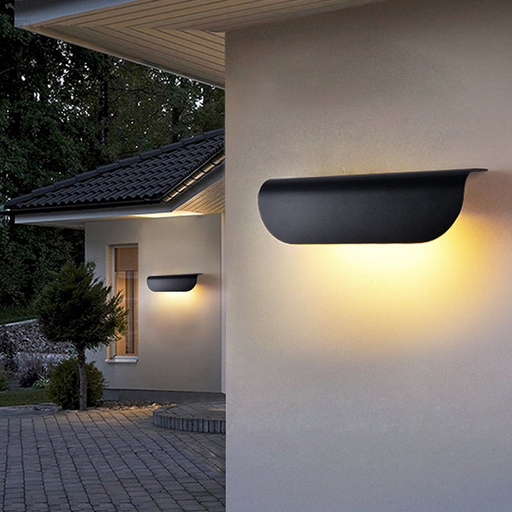 Minimalist Arc Waterproof Wall Lamp for Outdoor Indoor Corridor Staircase