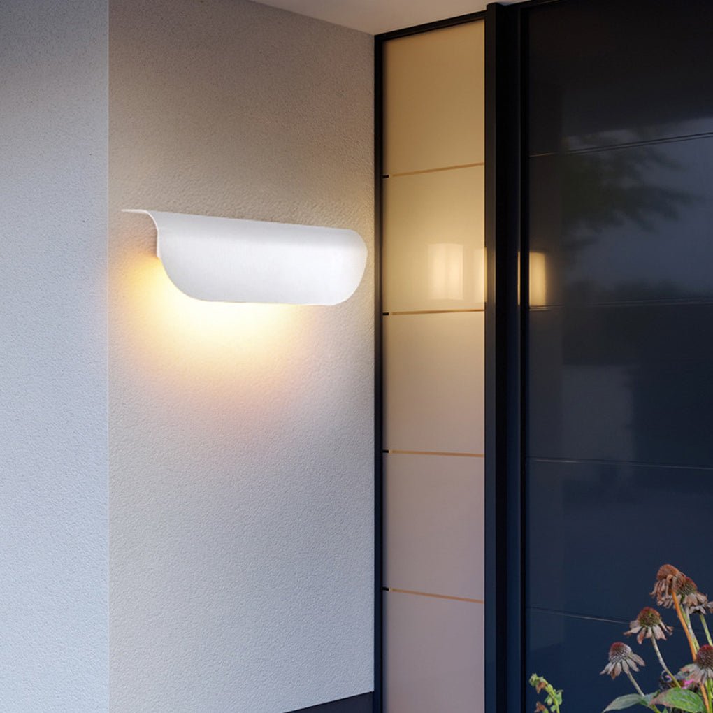 Minimalist Arc Waterproof Wall Lamp for Outdoor Indoor Corridor Staircase