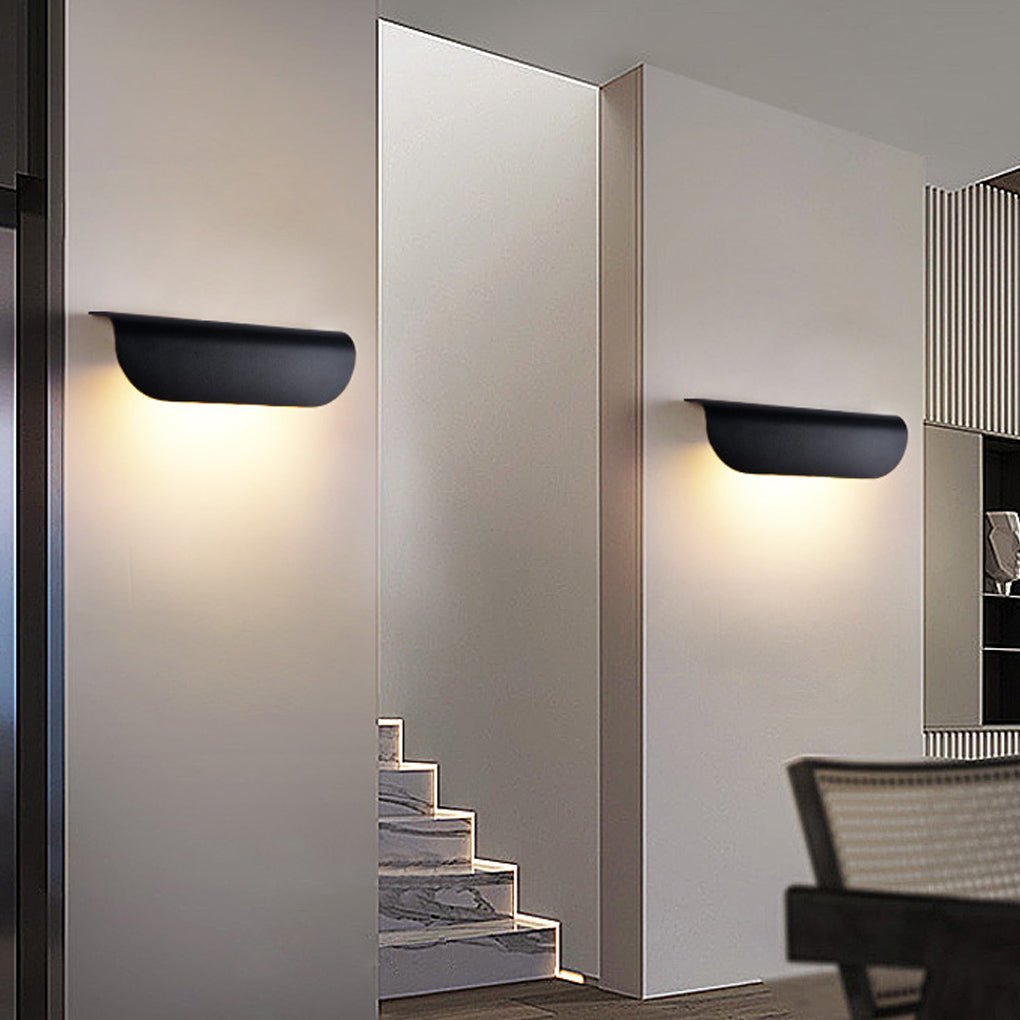 Minimalist Arc Waterproof Wall Lamp for Outdoor Indoor Corridor Staircase