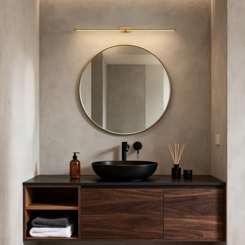 Modern Bathroom Vanity Light Strip - Adjustable Metal Cylinder Light Fixture for Contemporary Decor, Wall Mounted Vanity Lighting, LED Light Bar for Bathrooms, Elegant Design, Energy Efficient, Ideal for Home Renovation