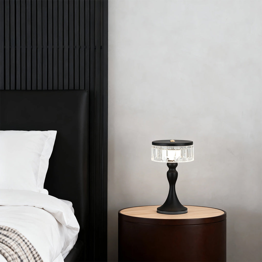 Forged Iron Nordic Minimalist Table Lamp – Acrylic Decorative Light for Modern Homes