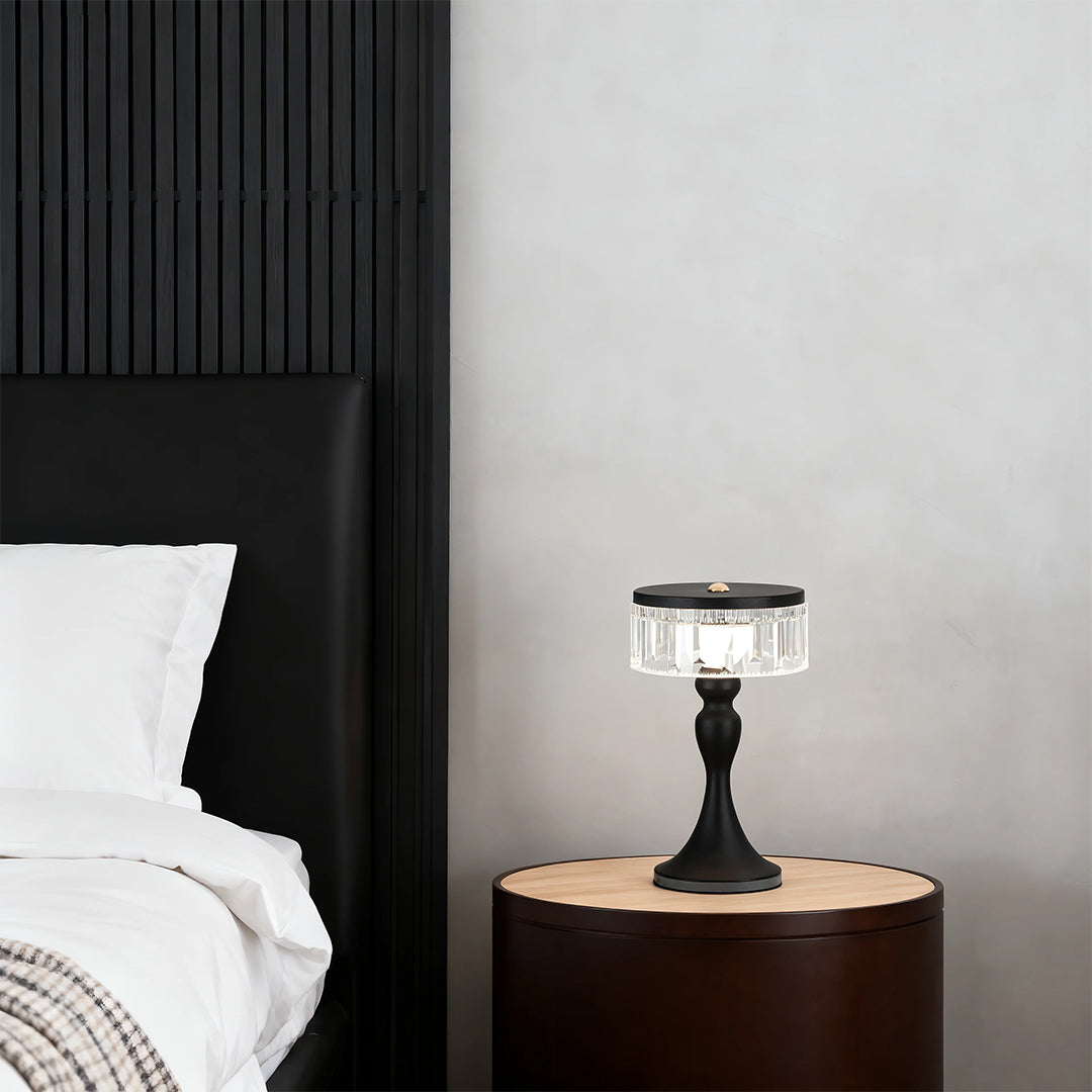 Forged Iron Nordic Minimalist Table Lamp – Acrylic Decorative Light for Modern Homes