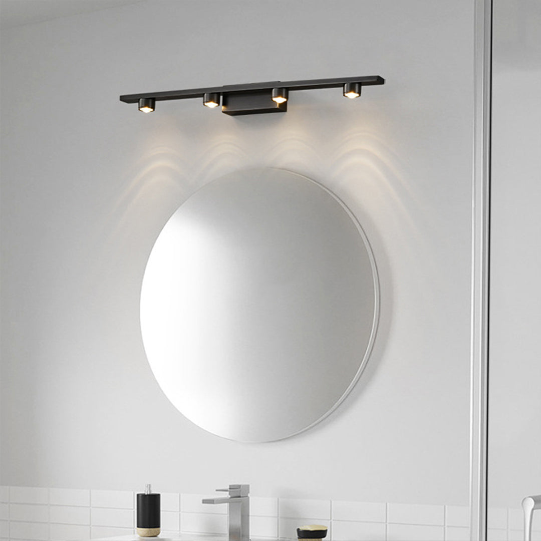 Black Vanity Lights for Bathroom - Minimalist LED Mirror Cabinet Light - Modern Wall Sconce - Adjustable Brightness - Energy-Efficient Lighting Fixture - Decorative Lighting for Home - Stylish Bathroom Lighting - Sleek Design - Easy Installation - Contemp