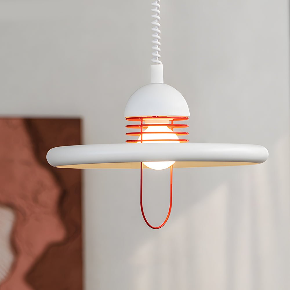 Minimalist Dimming Flying Saucer Pendant Light - Nordic Style Design