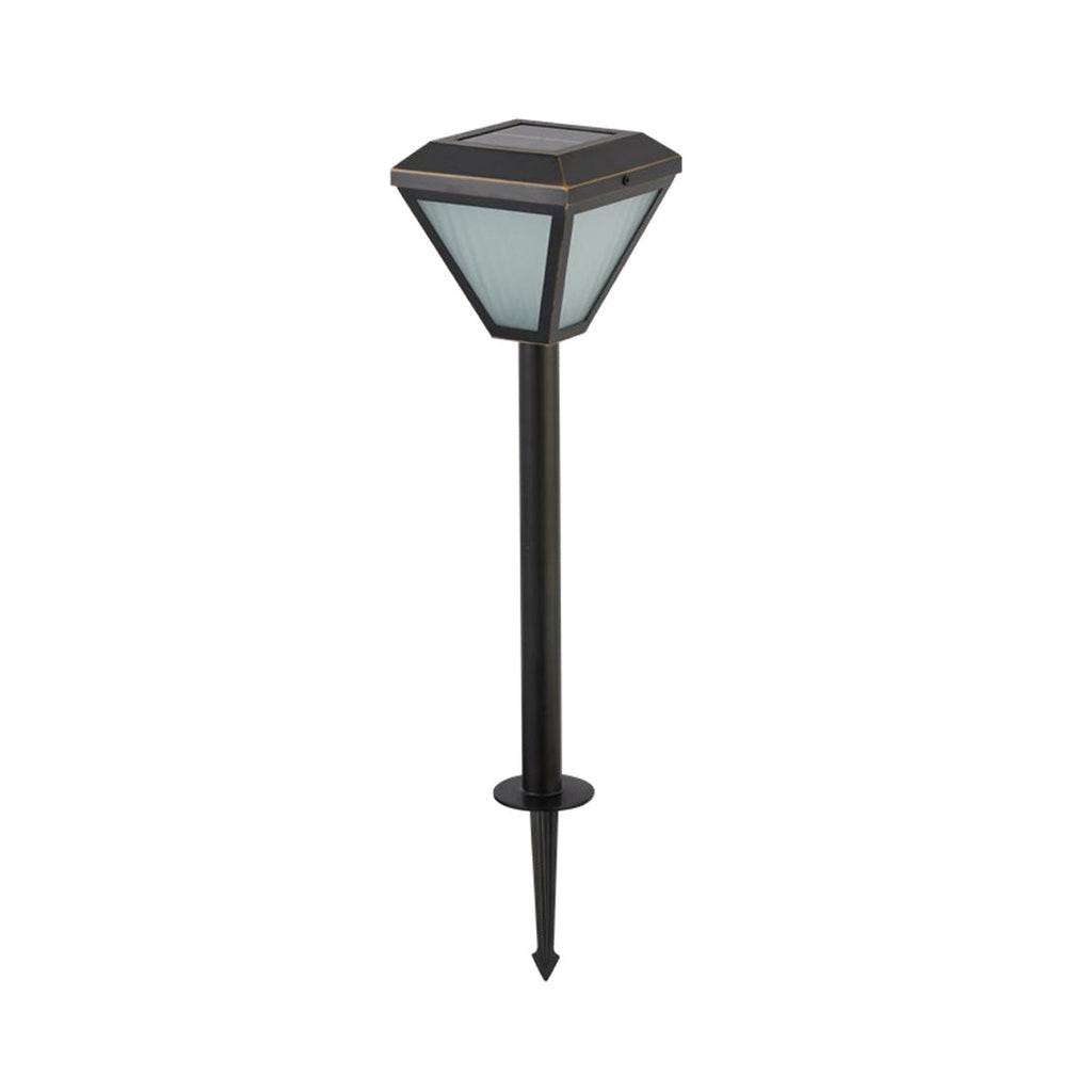 Solar LED Bollard Path Lights - Outdoor Landscape Lighting Stake for Driveways and Gardens