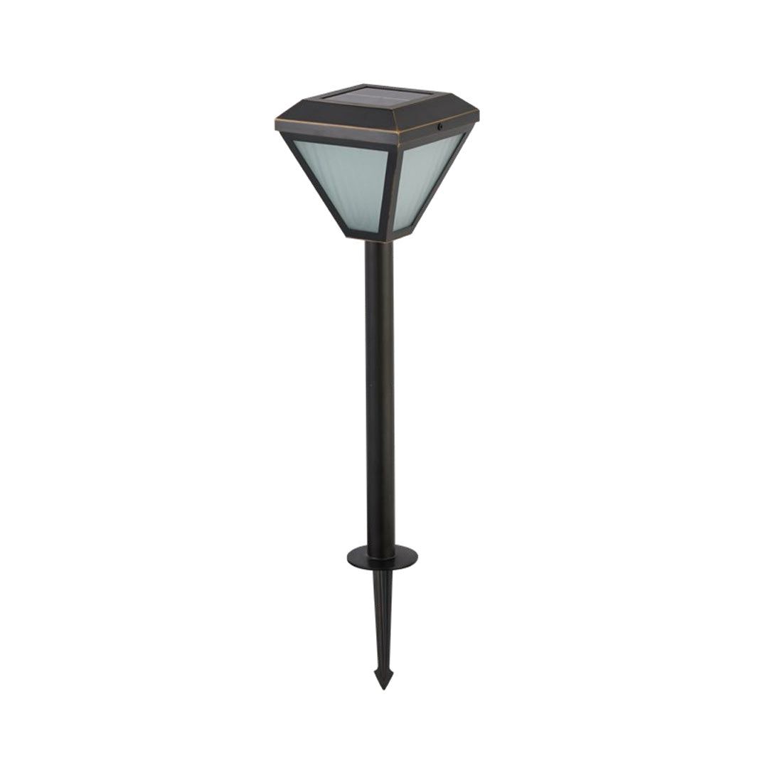 Solar LED Bollard Path Lights - Outdoor Landscape Lighting Stake for Driveways and Gardens