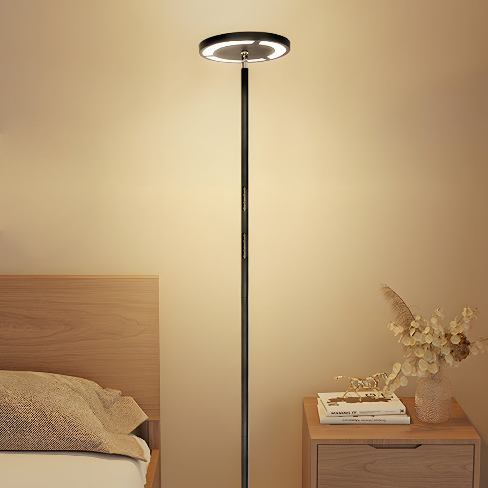 Minimalist Black Adjustable Metal Floor Lamp