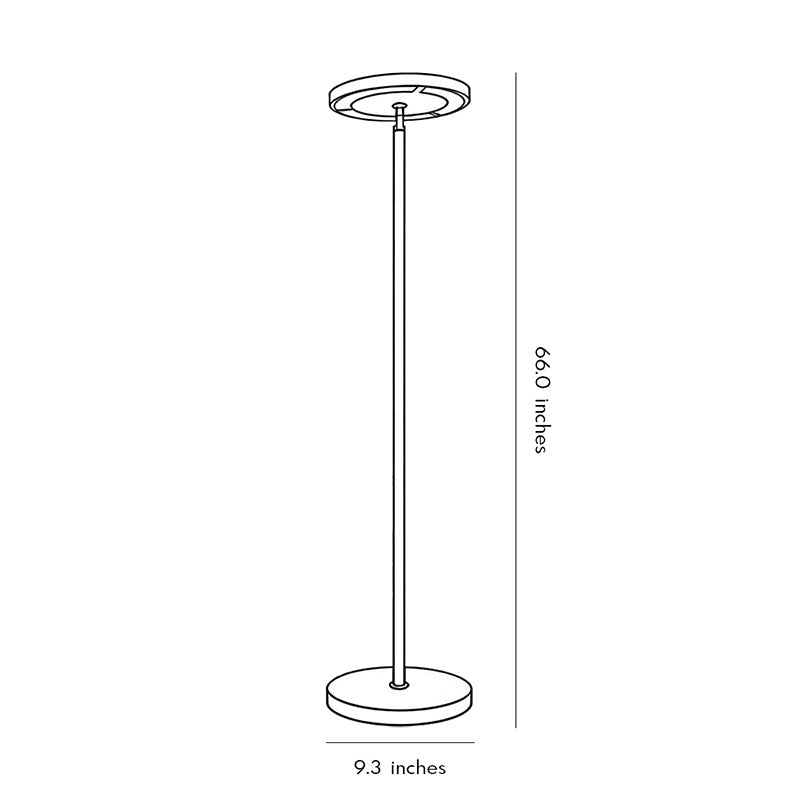 Minimalist Black Adjustable Metal Floor Lamp