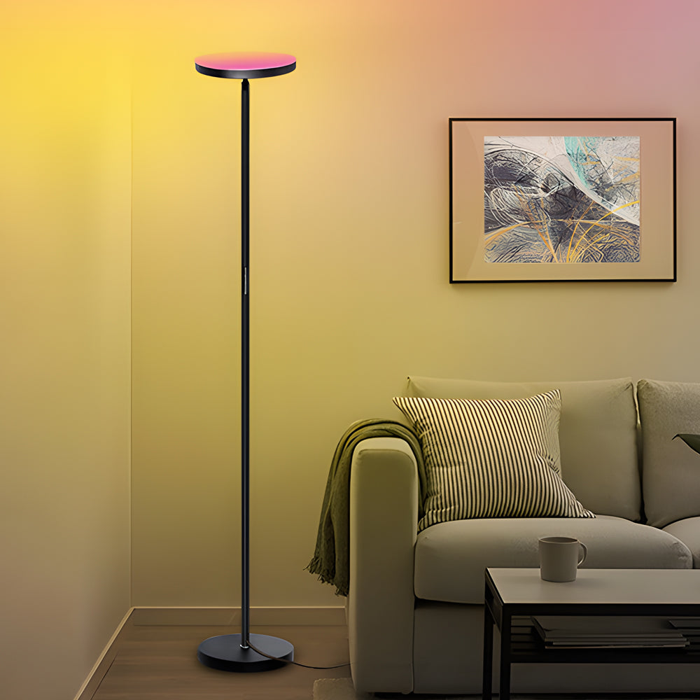 Minimalist Black Adjustable Metal Floor Lamp