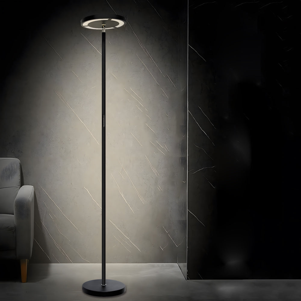 Minimalist Black Adjustable Metal Floor Lamp