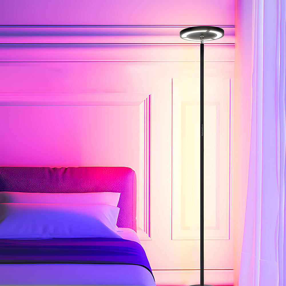 Minimalist Black Adjustable Metal Floor Lamp