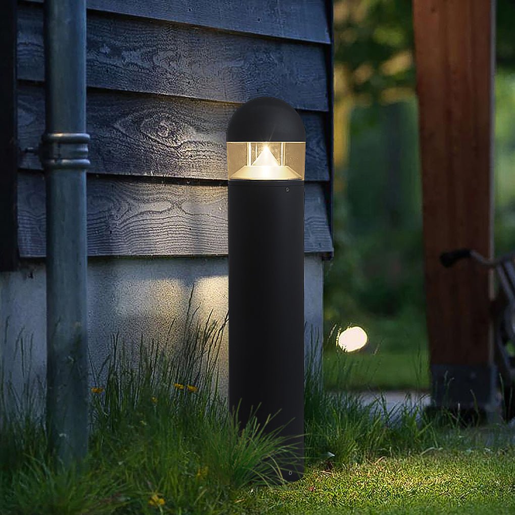 Minimalist Waterproof LED Garden Bollard Light Durable Outdoor Landscape Lighting