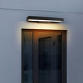 Black LED Linear Wall Light Outdoor Rectangular Lamp