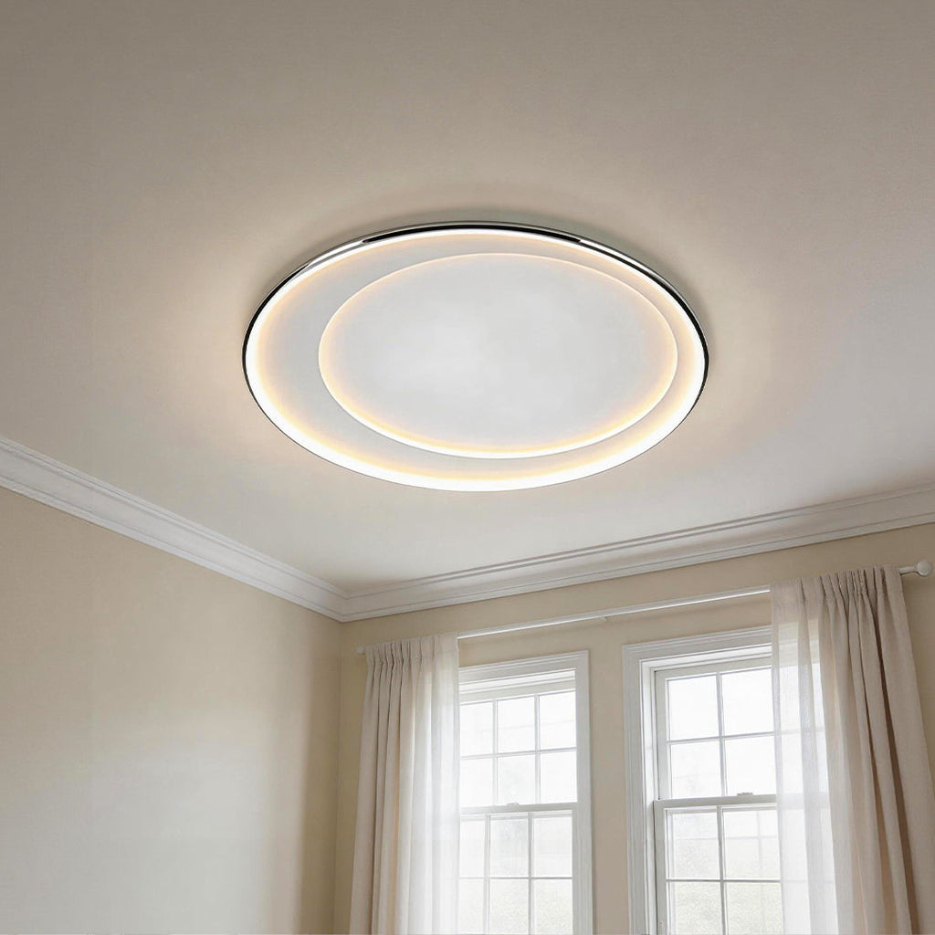 Modern Minimalist LED Round Flush Mount Ceiling Light