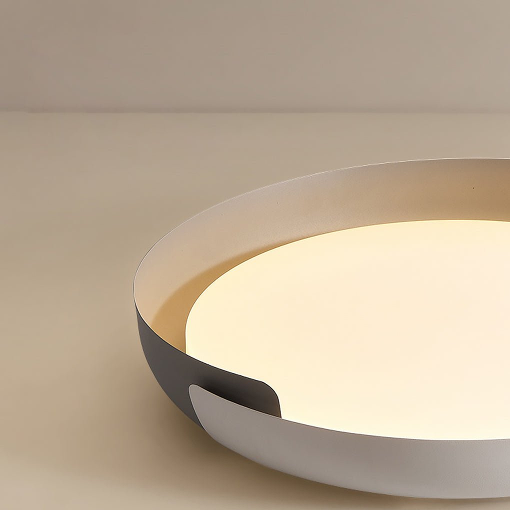 Minimalist LED Round Ceiling Light Dimmable for Bedroom