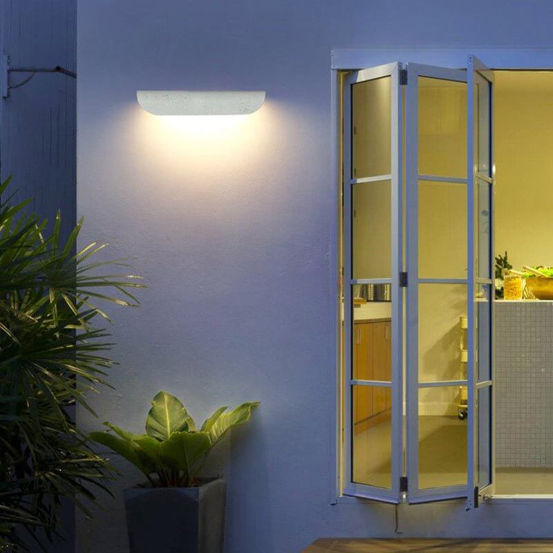 Minimalist Waterproof LED Wall Light for Garden and Balcony