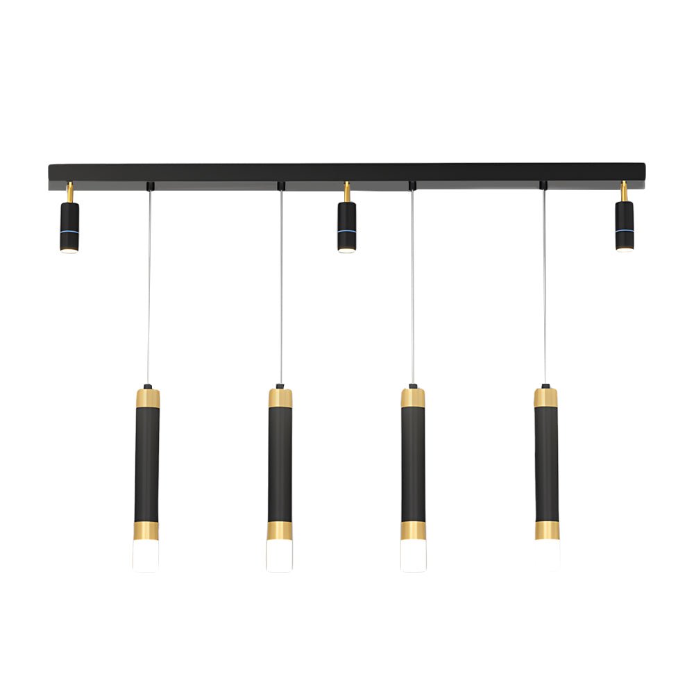 Minimalist Linear Chandelier - 3 Step Dimming Modern Dining Spotlight