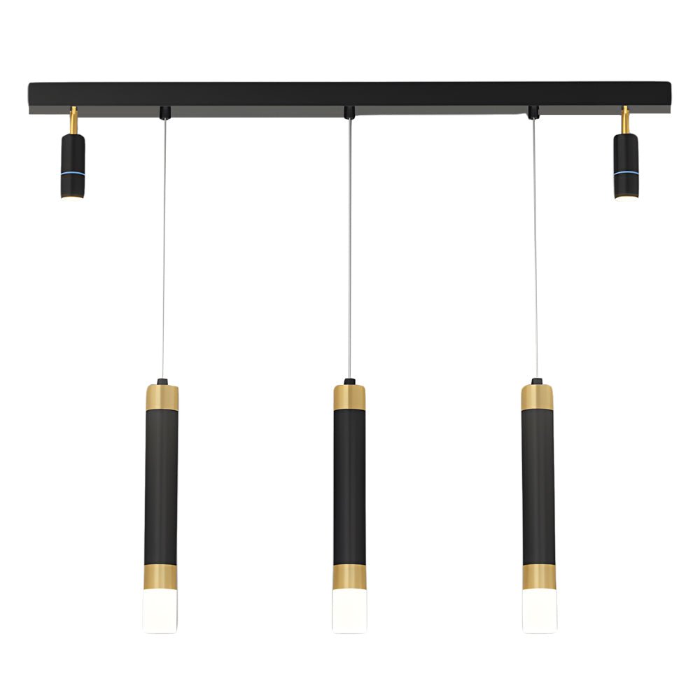 Minimalist Linear Chandelier - 3 Step Dimming Modern Dining Spotlight