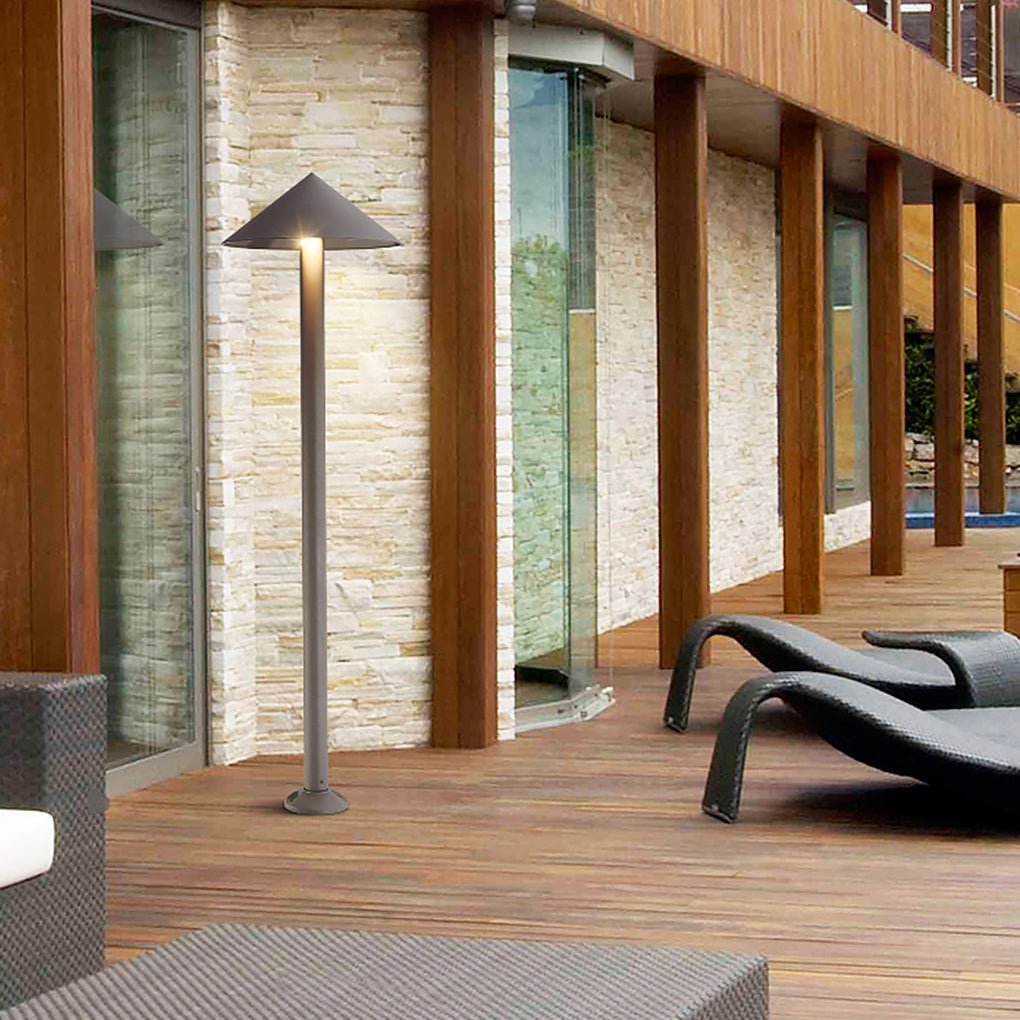 Sleek Minimalist Outdoor LED Umbrella Post Light

Elevate your outdoor space with our Sleek Minimalist Outdoor LED Umbrella Post Light. This stylish and modern lighting solution features an umbrella shape designed to provide efficient illumination while e