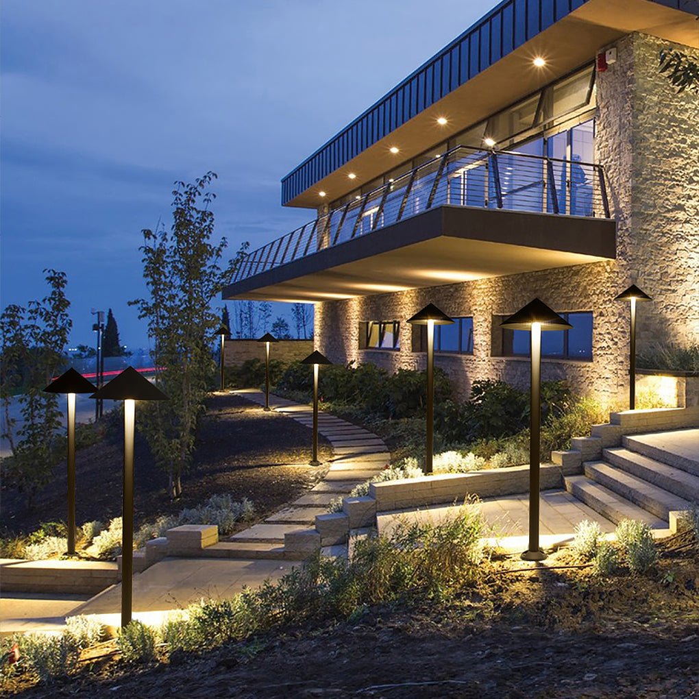 Sleek Minimalist Outdoor LED Umbrella Post Light

Elevate your outdoor space with our Sleek Minimalist Outdoor LED Umbrella Post Light. This stylish and modern lighting solution features an umbrella shape designed to provide efficient illumination while e