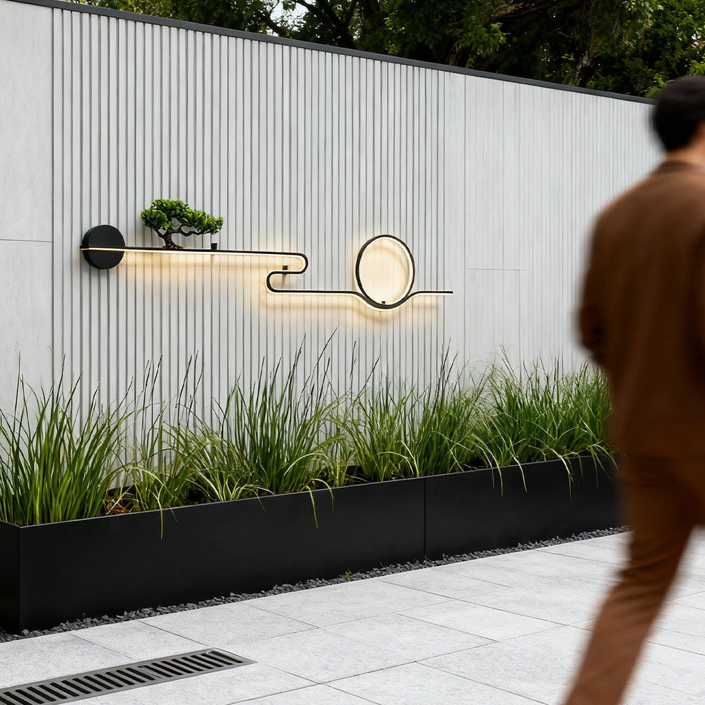 Retro Waterproof LED Outdoor Wall Light Sconce for Tree Landscape