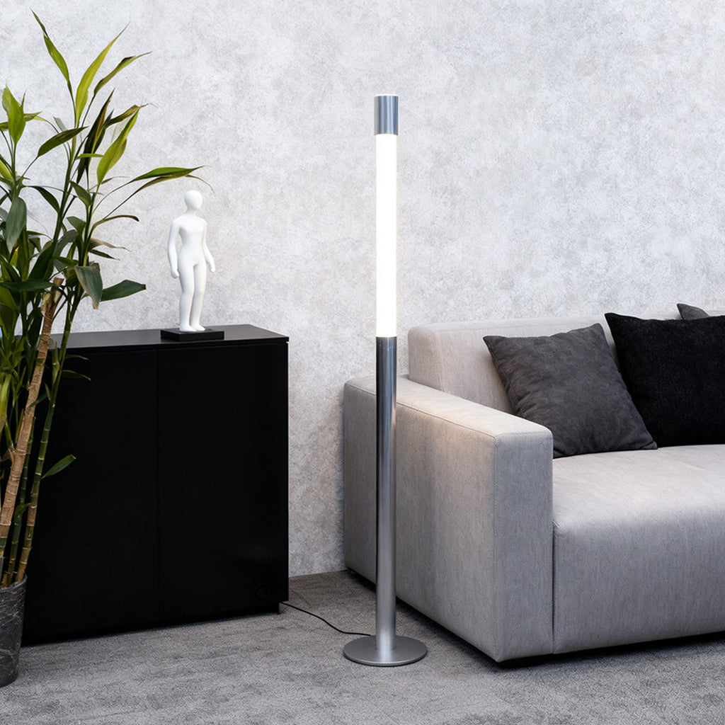 Elegant Minimalist Gray Italian Floor Lamp - Creative Design Lighting