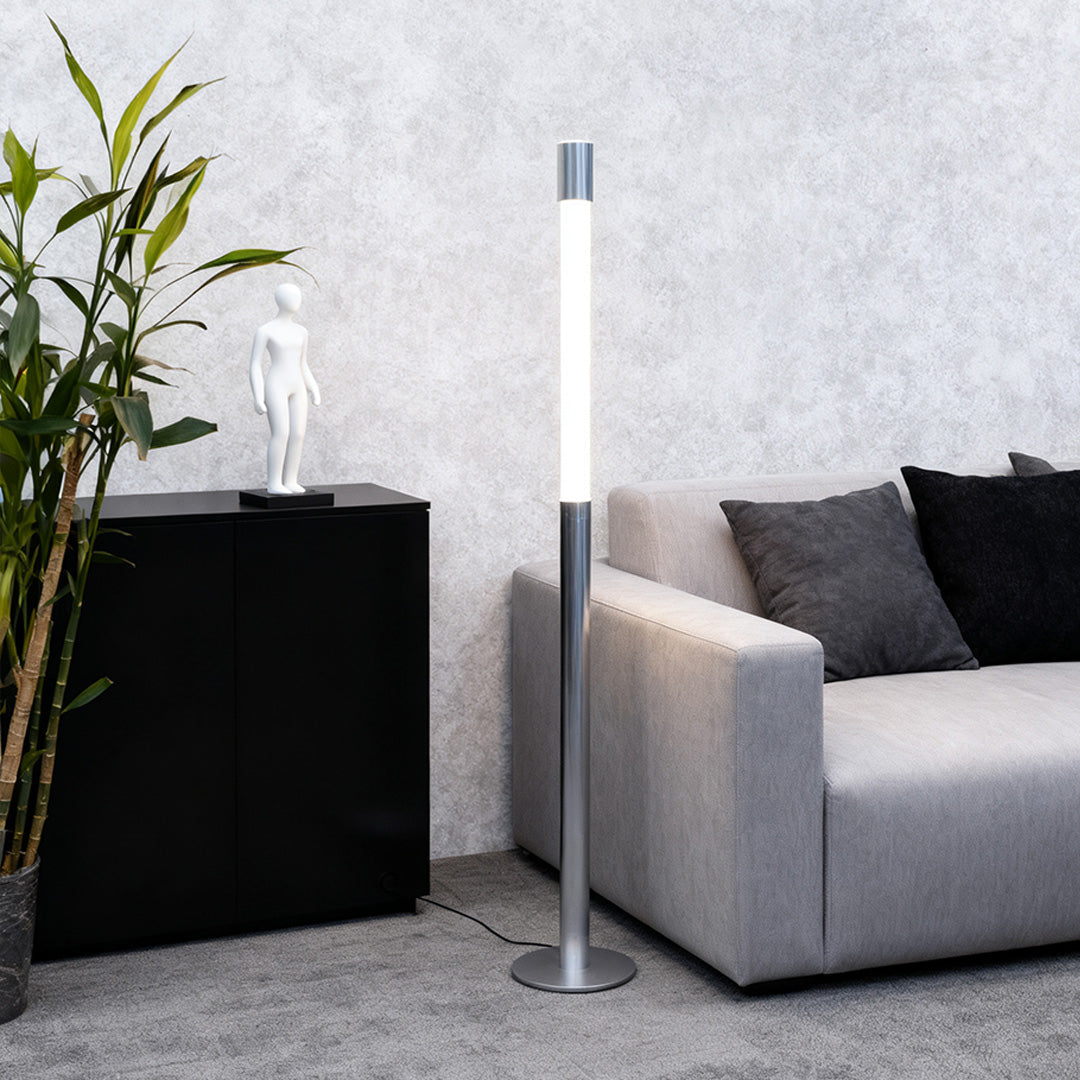 Elegant Minimalist Gray Italian Floor Lamp - Creative Design Lighting