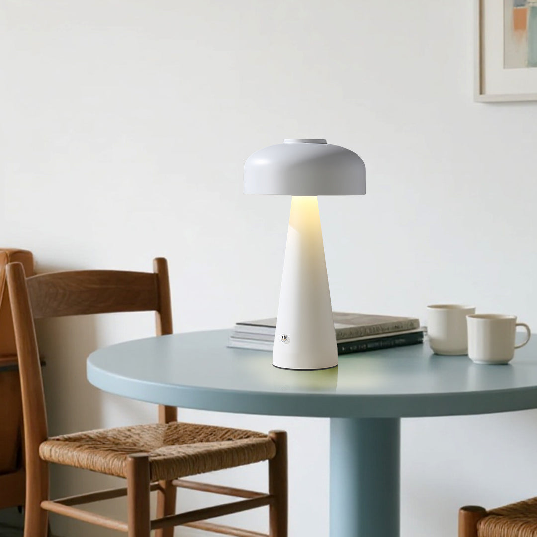 Mushroom Table Lamp - Dimmable Touch Control Portable LED Lighting