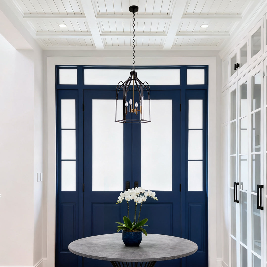 Lantern Chandelier Vintage Industrial Ceiling Light