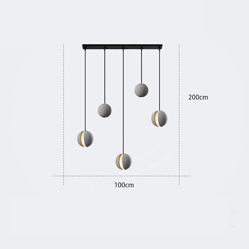 Vintage Ceramic Pendant Light - Unique LED Ceiling Lighting
