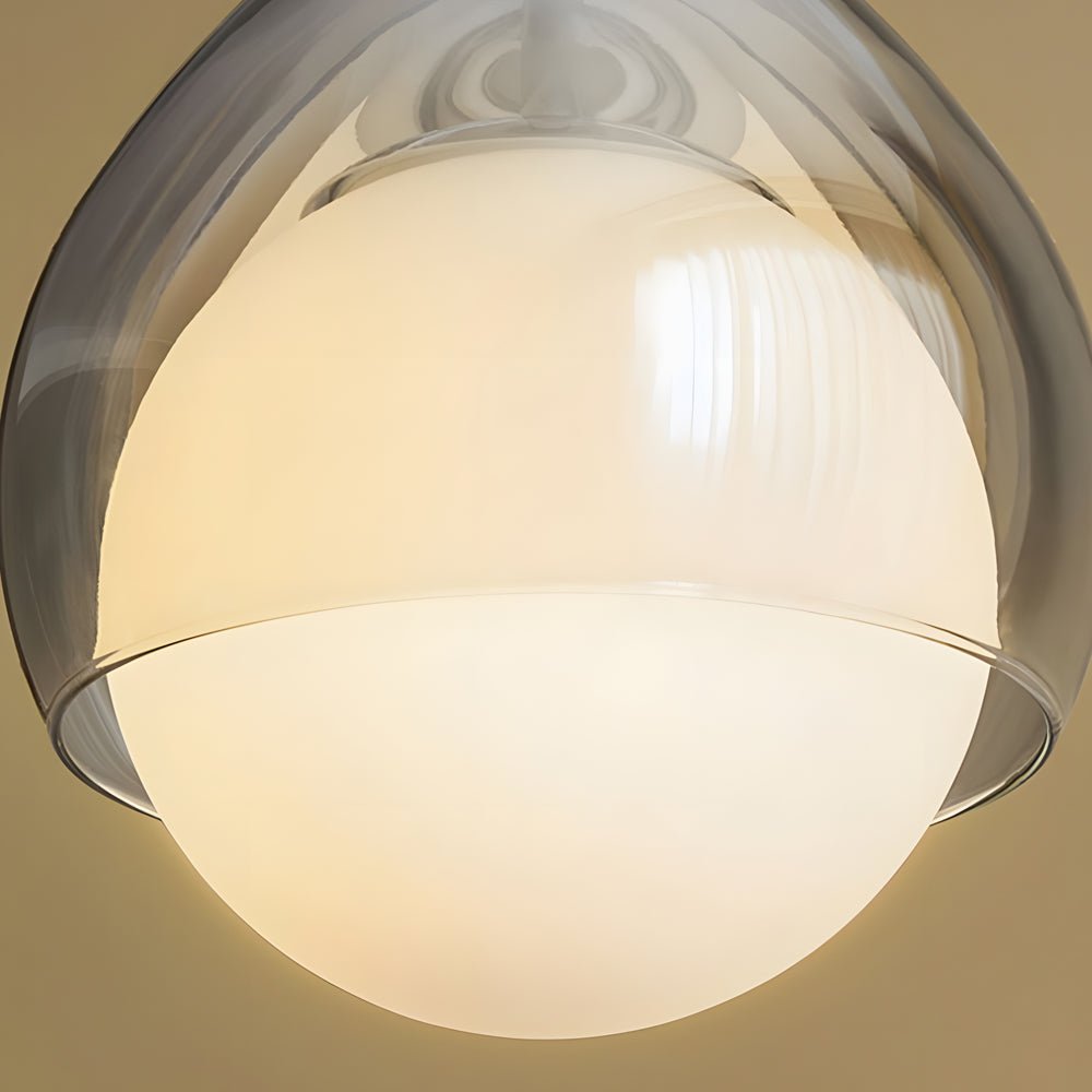 Modern Teardrop Glass Pendant Light, Adjustable Height, 1-Light Fixture, Contemporary Lighting, Home Decor, Dining Room, Kitchen Island, Bedroom, Unique Design, Elegant Illumination