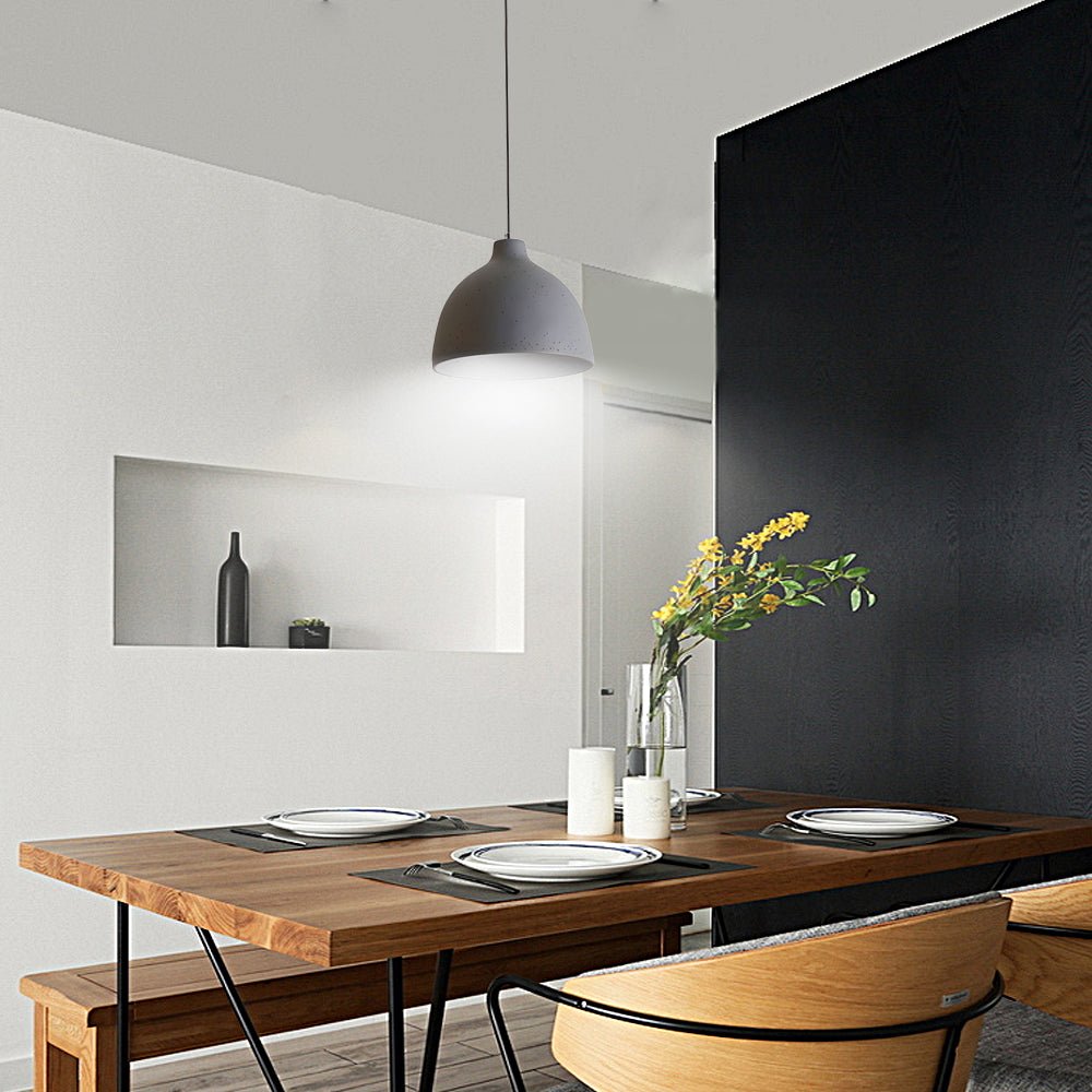 Modern Adjustable Resin Bowl Pendant Lamp - Stylish Lighting Fixture for Home Decor