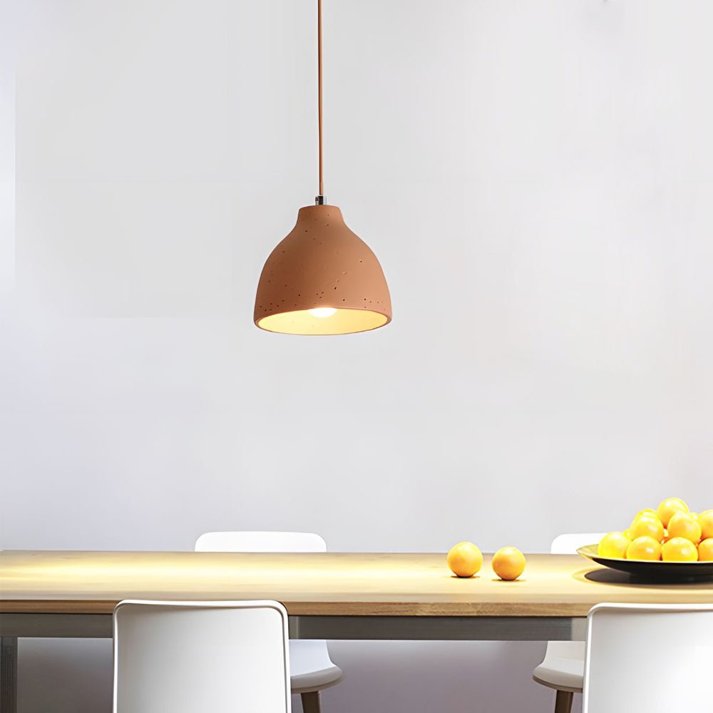 Modern Adjustable Resin Bowl Pendant Lamp - Stylish Lighting Fixture for Home Decor