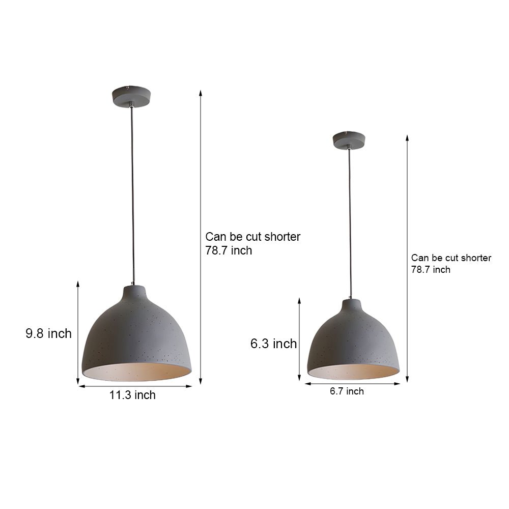 Modern Adjustable Resin Bowl Pendant Lamp - Stylish Lighting Fixture for Home Decor