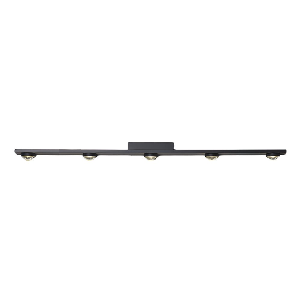 Black Linear Wall-Wash Ceiling Light - Surface Mounted Spot Light