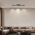 Black Linear Wall-Wash Ceiling Light - Surface Mounted Spot Light