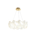 Artistic Glass Flower Chandelier - French Ceiling Light
