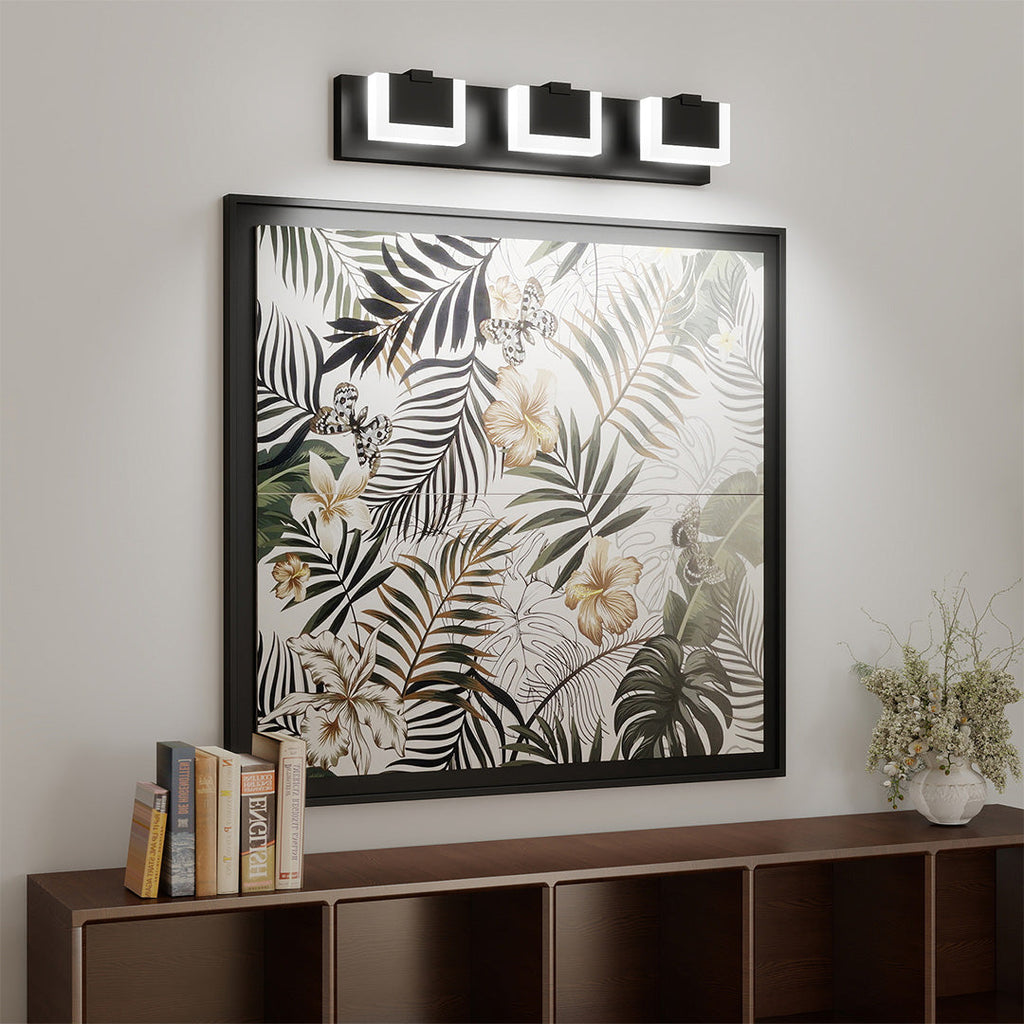 Nordic Chrome Bathroom LED Vanity Lights, Modern Mirror Light Fixture, Energy-Efficient Lighting, Adjustable Brightness, Stylish Wall Sconces for Makeup and Grooming, Contemporary Home Decor, Sleek Design for Bathrooms and Dressing Tables