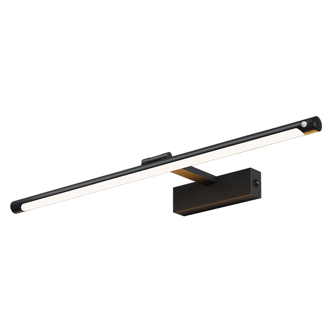 Modern Bathroom Vanity Light Minimalist White Acrylic Linear Light LED Fixture Contemporary Wall Sconce Stylish Illumination Home Decor Bright Lighting Adjustable Height Energy Efficient Modern Design for Home Renovation and Remodeling