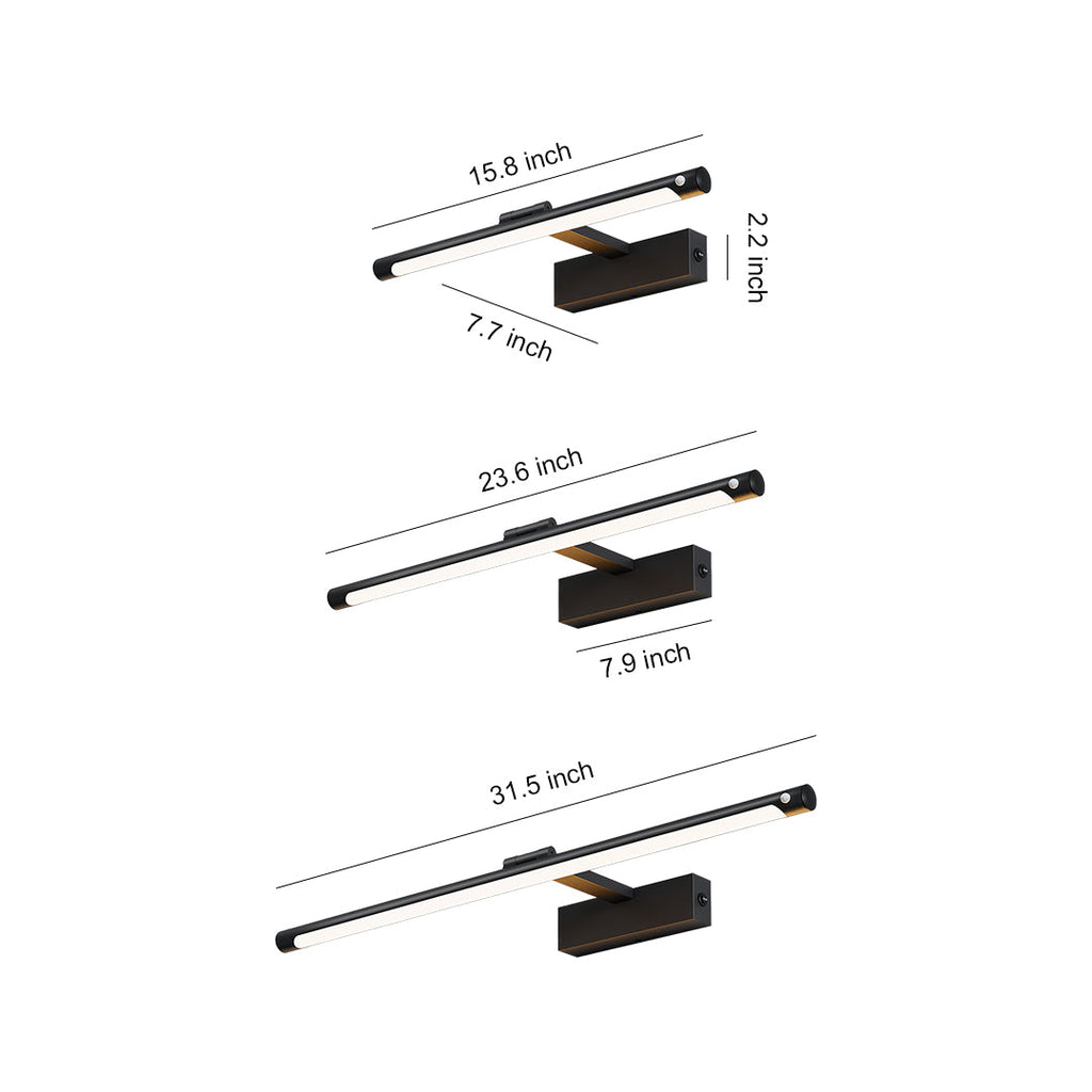 Modern Bathroom Vanity Light Minimalist White Acrylic Linear Light LED Fixture Contemporary Wall Sconce Stylish Illumination Home Decor Bright Lighting Adjustable Height Energy Efficient Modern Design for Home Renovation and Remodeling
