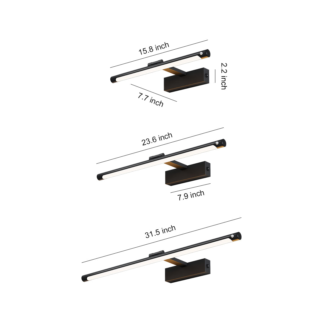 Modern Bathroom Vanity Light Minimalist White Acrylic Linear Light LED Fixture Contemporary Wall Sconce Stylish Illumination Home Decor Bright Lighting Adjustable Height Energy Efficient Modern Design for Home Renovation and Remodeling