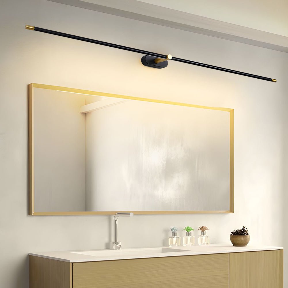 Modern Bathroom Vanity Light Strip - Adjustable Metal Cylinder Light Fixture for Contemporary Decor, Wall Mounted Vanity Lighting, LED Light Bar for Bathrooms, Elegant Design, Energy Efficient, Ideal for Home Renovation