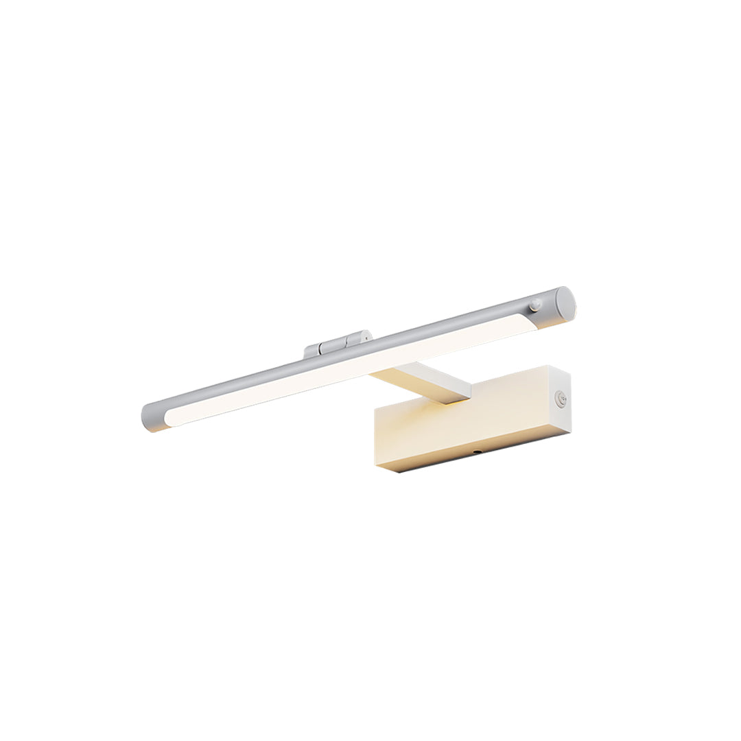 Modern Bathroom Vanity Light Minimalist White Acrylic Linear Light LED Fixture Contemporary Wall Sconce Stylish Illumination Home Decor Bright Lighting Adjustable Height Energy Efficient Modern Design for Home Renovation and Remodeling