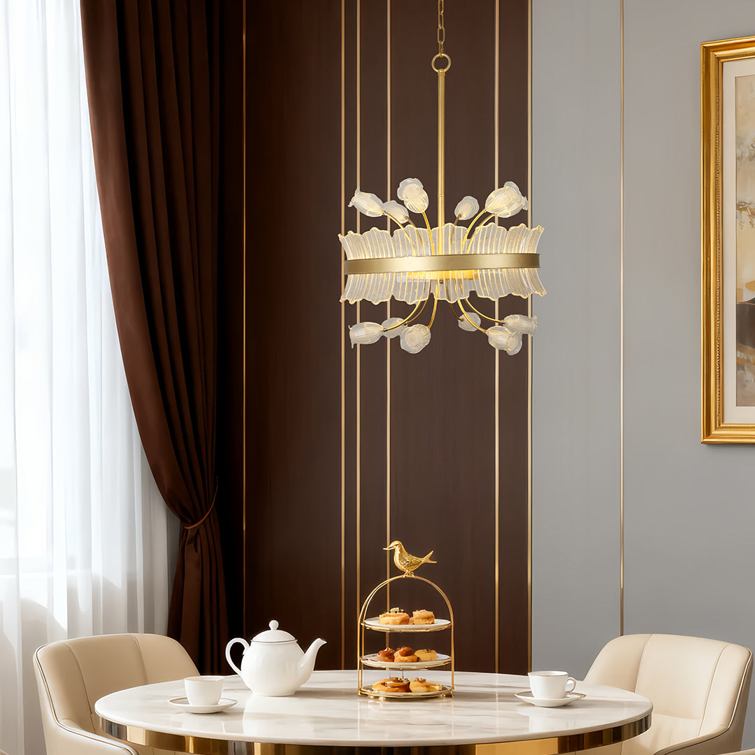 Blossom Chandelier Adjustable Nordic Ceiling Light - Elegant Luxurious Design