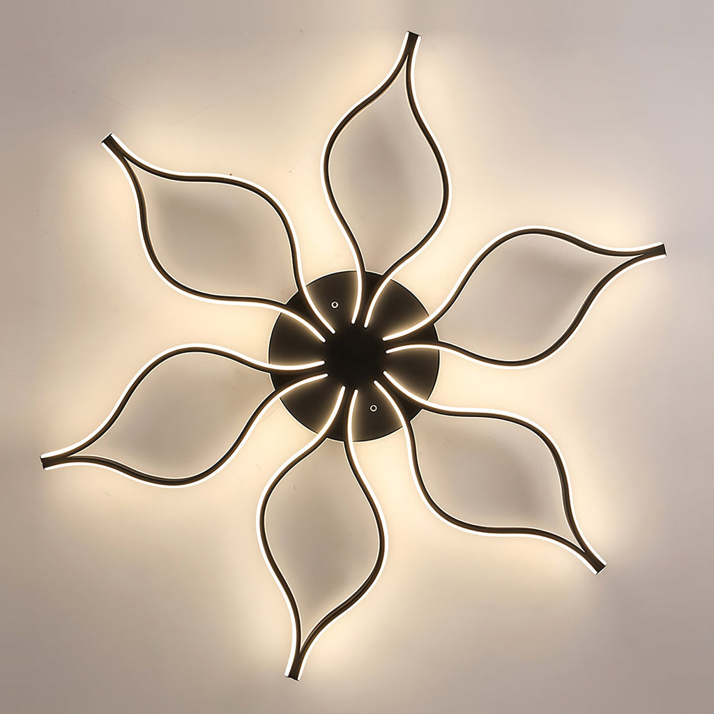 Modern Flush Mount LED Ceiling Light - Creative Indoor Lighting Fixture