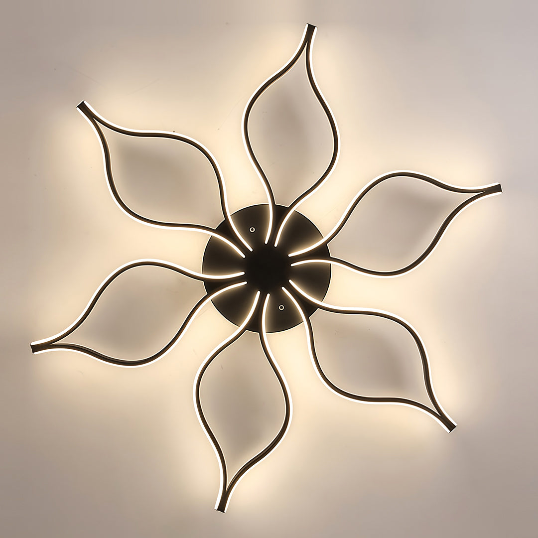 Modern Flush Mount LED Ceiling Light - Creative Indoor Lighting Fixture