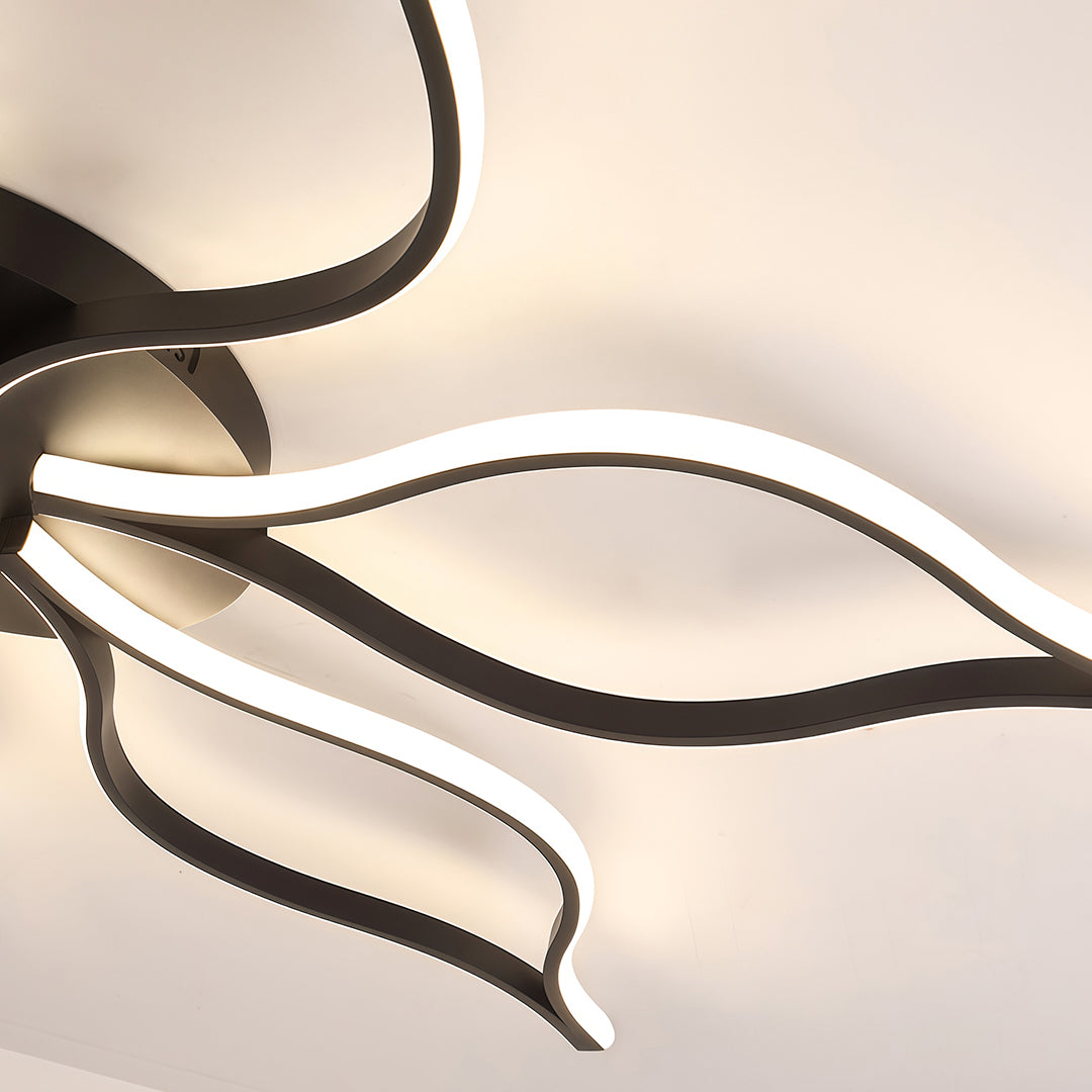 Modern Flush Mount LED Ceiling Light - Creative Indoor Lighting Fixture