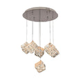 Luxury Crystal Chandelier Rubik's Cube Ceiling Light