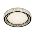 Chrome Flush Mount Light - Luxury Crystal Lighting for Home