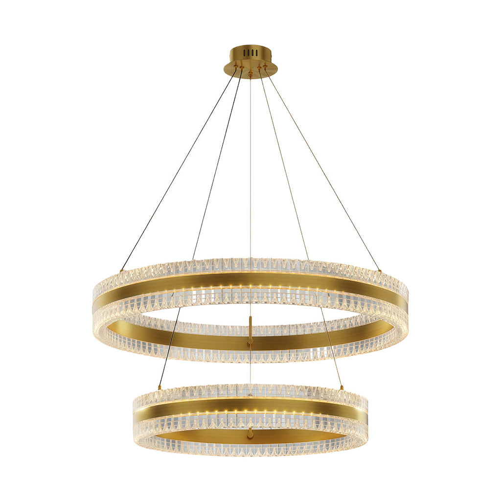 Modern Circular Minimalist Luxury Chandelier Ceiling Light